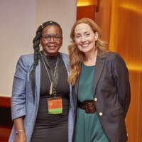 IASR President Dr. Holly Wilcox (on the right) and President-Elect Dr. Diana Clarke (on the left)